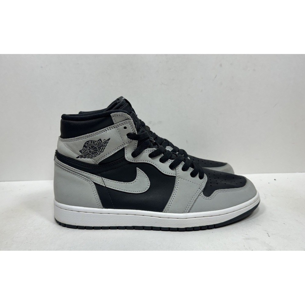 Nike Air Jordan 1 Retro High OG Mens 9.5 Shadow 2.0 Grey Black 555088-035 Shoes